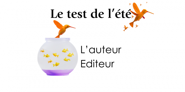 Test de l’été monBestSeller : "Quel auteur êtes-vous ?" > Réponses c) l’auteur éditeur